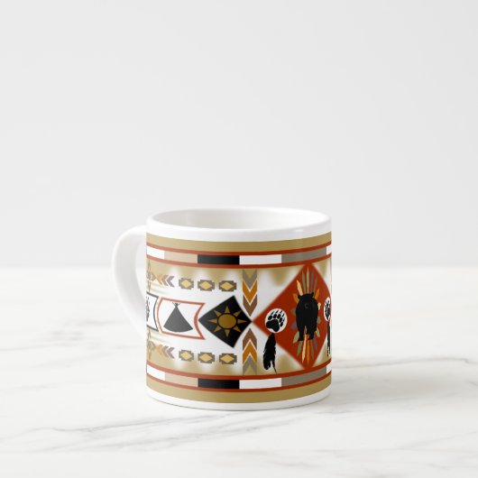 Amérindien Bear Clan Specialty Mug (Devant gauche)