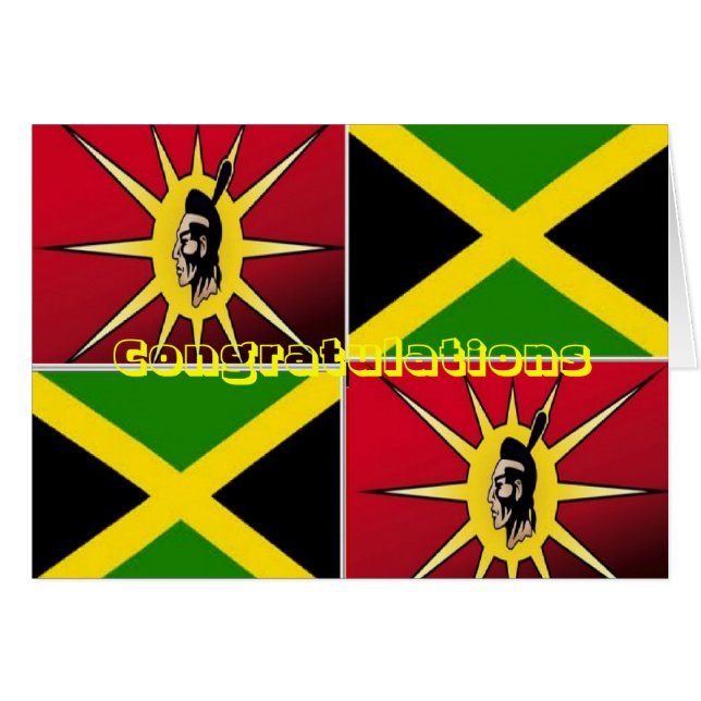 Amérindien et jamaïcain (Devant horizontal)