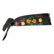 Amérindien Floral MMIW POW Anishinaababe Black
