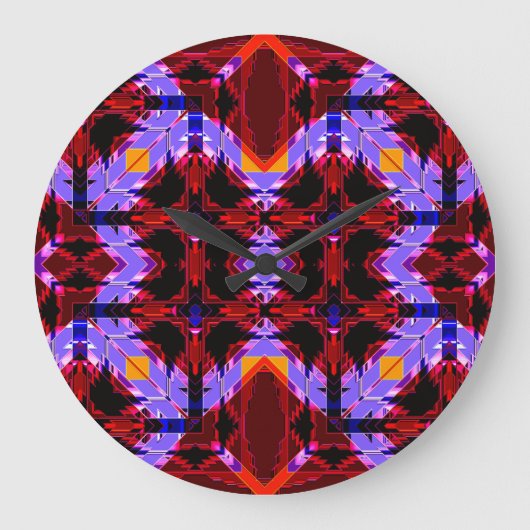 Amérindienne moderne 1 horloge (Recto)