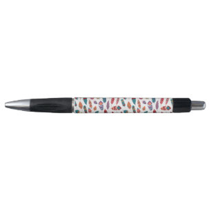 Amérindiens d'Amérique, plumes de Stylo noir