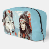 Amérindiens - Princesse indienne, sac de toilette (Coin droit)