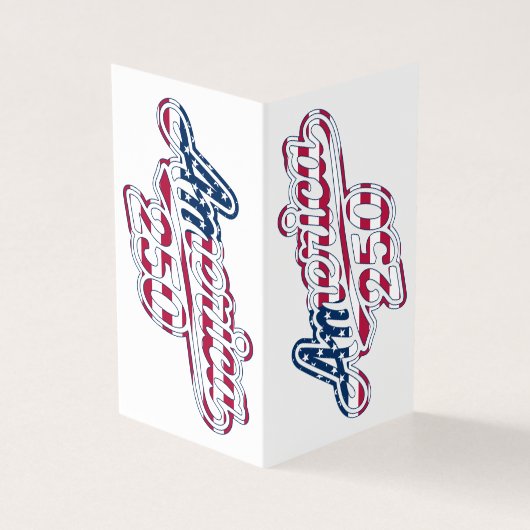 Amérique 250 Drapeau Script Semiquincentennial Des (Outside)