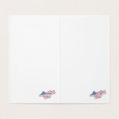 Amérique 250 Drapeau Script Semiquincentennial Des (Inside Unfolded)