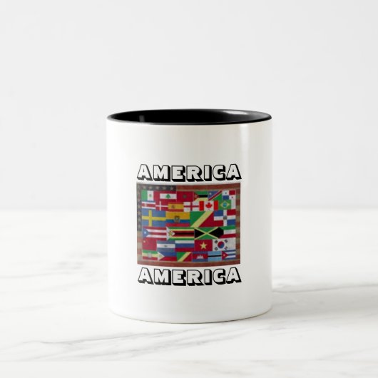 AMÉRIQUE AMÉRIQUE Café Mug (Centre)