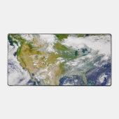 Amérique Du Nord Avec Fumée Visible Dans Les Endro (Recto)