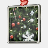 Amérique du Nord. Décorations de Noël sur arbre. 4 (Gauche)