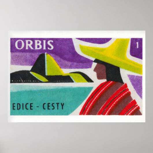 Amérique du Sud - Impression de boîte d'allumettes (Devant)