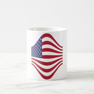 Amérique États-Unis Drapeau café Mug