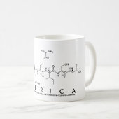 Amérique nom peptide mug (Devant droit)