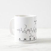 Amérique nom peptide mug (Devant gauche)