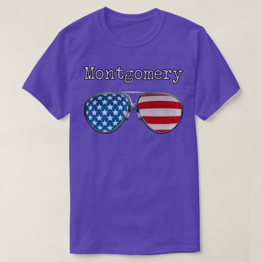 AMÉRIQUE PILOTE VERRES MONTGOMERY TShirt (Design devant)