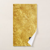 Amérique route 66 moto Avec une texture or (Serviette à main)