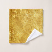 Amérique route 66 moto Avec une texture or (Gant de toilette)