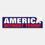 Amérique sans Trump bumper sticker (Devant)