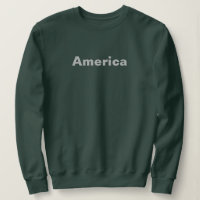 Amérique verte Sweatshirt féminine