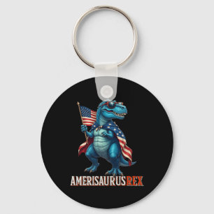 Amerisaurus T Rex dinosaurus 4 juli Amerikaanse FL Sleutelhanger