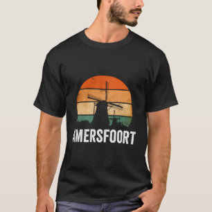 Amersfoort Windmolen Nederland Nederlandse Vintage T-shirt