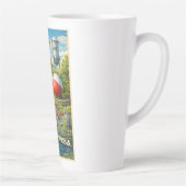 Amery, Wisconsin City of Lakes Latte Mug (Droite)