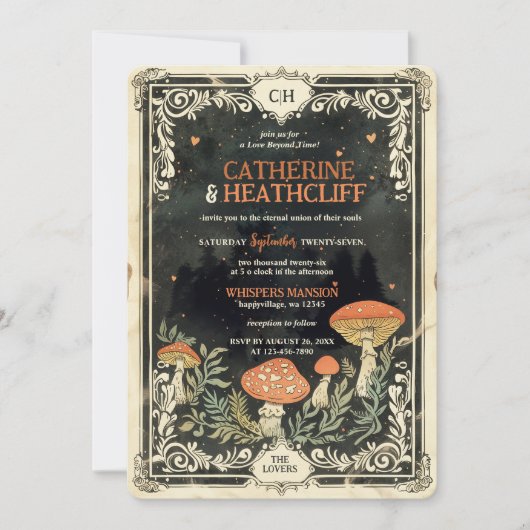 Âmes éternelles 2 | Faire-part de mariage Tarot (Devant)