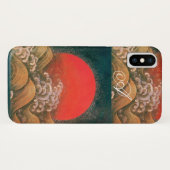AMETERASU, SUN GODDESS rood zwart Case-Mate iPhone Case (Achterkant (horizontaal))