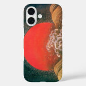 AMETERASU, SUN GODDESS rood zwart Case-Mate iPhone Case (Achterkant)