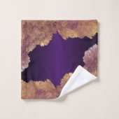 Amethist Healing Kristallen Bad Handdoek (Wasdoekje)