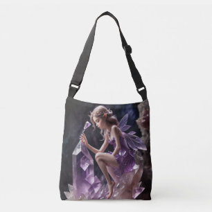 Amethist Kristal Fantasie Feeën Prinses Crossbody Tas