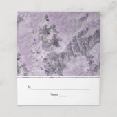 Amethist paarse geode marmer bruiloft gevouwen esc (Buitenkant ongevouwen)