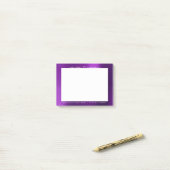 Amethist Paarse Plum Kantoor Aangepast gepersonali Post-it® Notes (Op bureau)