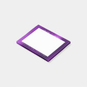 Amethist Paarse Plum Kantoor Aangepast gepersonali Post-it® Notes (Schuin)