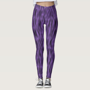 Amethist Paarse Vacht Leggings