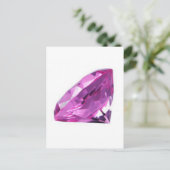 Amethyst 01, februari, Birthstone Briefkaart (Staand voorkant)