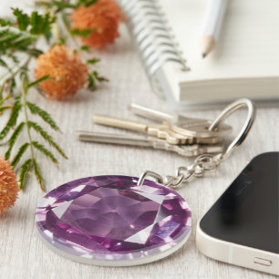 Amethyst 2 sleutelhanger