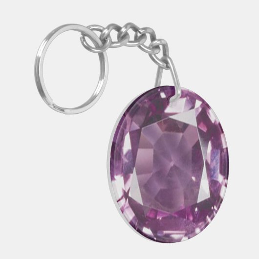 Amethyst 2 sleutelhanger (Voorkant Links)