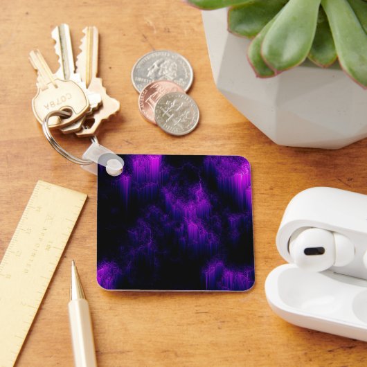 Amethyst Abstract Sleutelhanger (Bureau)