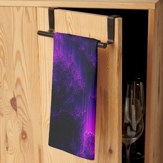 Amethyst Abstract Theedoek (Derde Gevouwen)