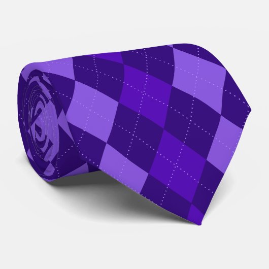 Amethyst Argyle Stropdas (Opgerold)