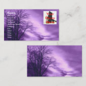 Amethyst Ciels Cartes de visite (Devant / Derrière)