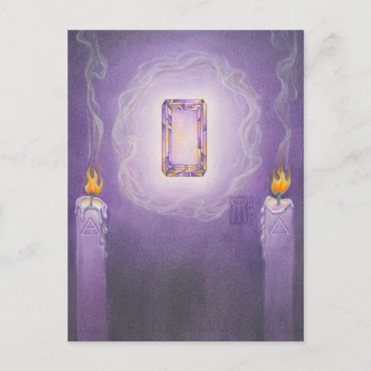 Amethyst Core Briefkaart (Voorkant)