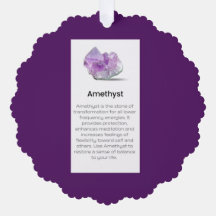 Amethyst Crystal Betekenis Sieraden Display Gift L