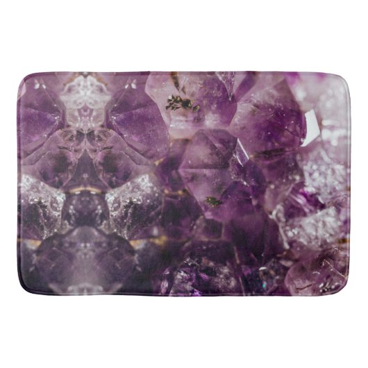 Amethyst Crystal Cleansing Energy Bath Mat (Voorkant)