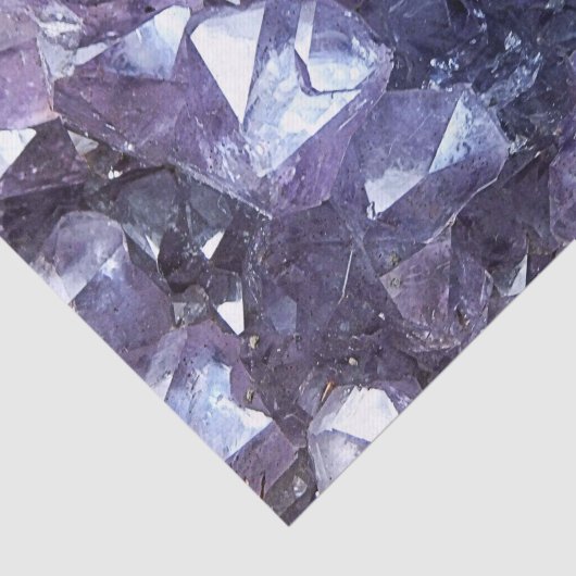Amethyst Crystal Cluster Tissuepapier (Detail)