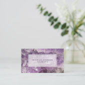 Amethyst Crystal Healing Arts Carte de visite (Debout devant)