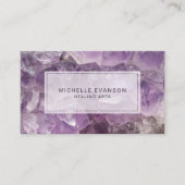 Amethyst Crystal Healing Arts Visitekaartje (Voorkant)