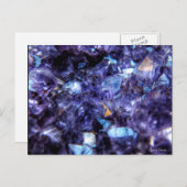 Amethyst Crystals Briefkaart (Voorkant / Achterkant)