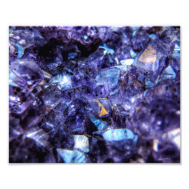 Amethyst Crystals Foto Afdruk