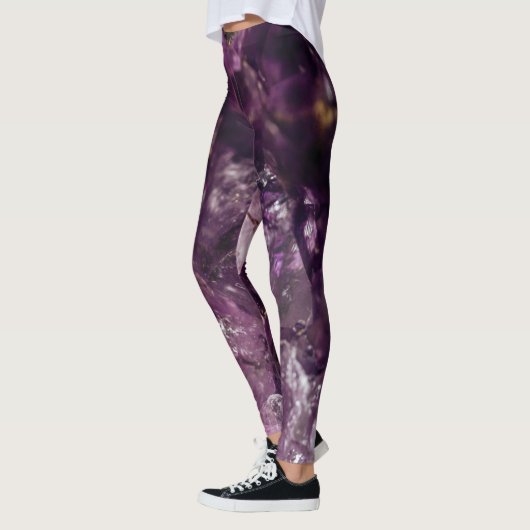 Amethyst Crystals Yoga Energy Leggings (Links)