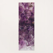 Amethyst Crystals Yoga Energy Yoga Mat (Achterkant)