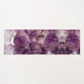 Amethyst Crystals Yoga Energy Yoga Mat (Voorkant (horizontaal))